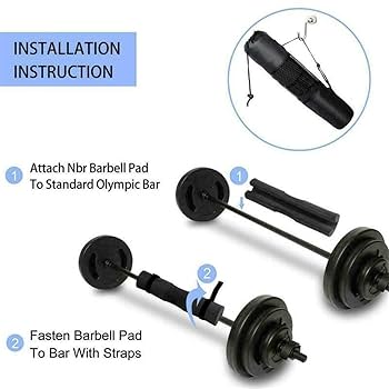 【武二】バーベルラック、バーベルパッド バーベル スタンド ラック 2台セット スクワット ベンチプレス